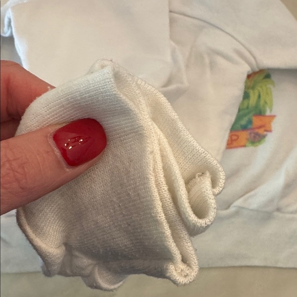 Vintage! Kids White Cotton-Blend Crew “Kids For a Caring World”, sz S - Picture 6 of 9